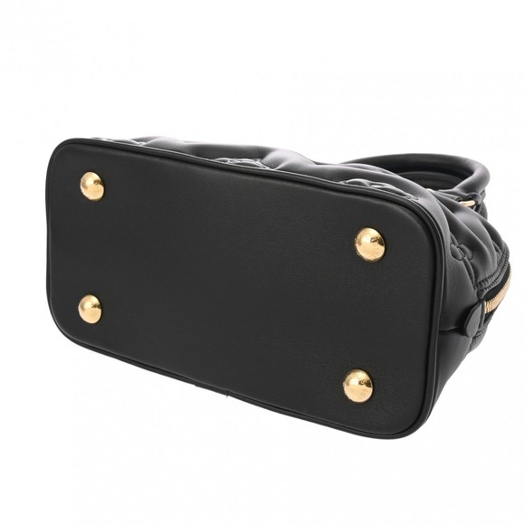 Louis Vuitton Alma Soft BB Black Calf Handbag Bag Back - Picture 6 of 15